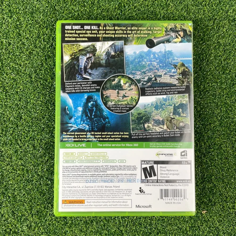 Sniper: Ghost Warrior Microsoft Xbox 360 2010
